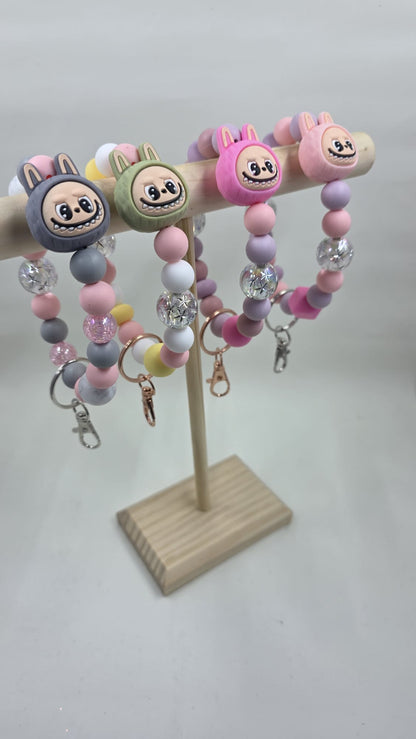 Labubu Beaded Keychain / Wristlet