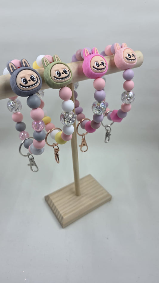 Labubu Beaded Keychain / Wristlet
