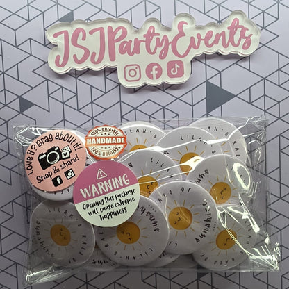 Personalized Buttons