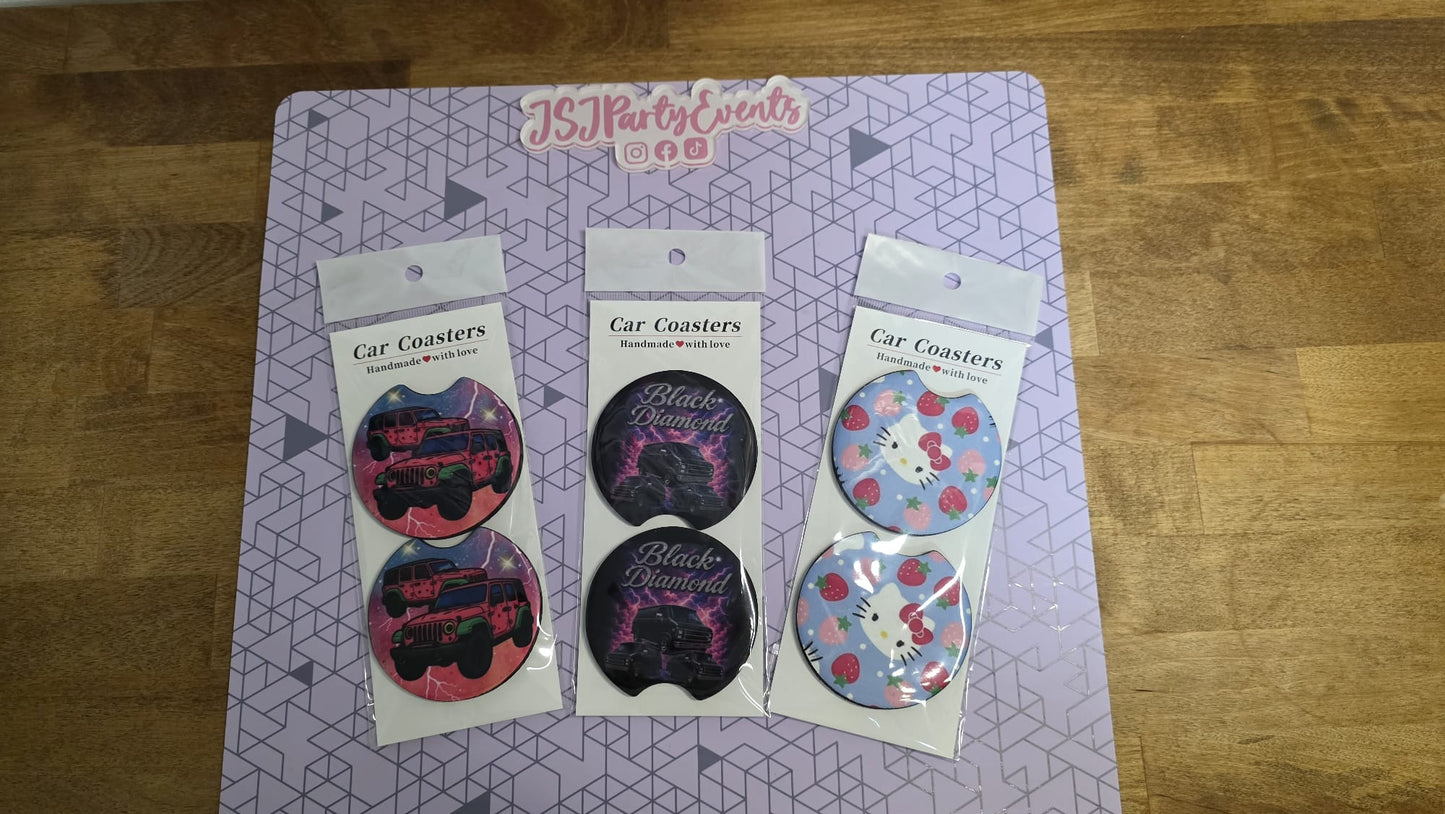Custom Car Coasters