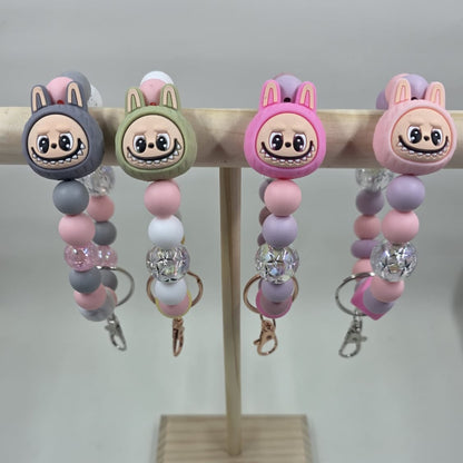 Labubu Beaded Keychain / Wristlet