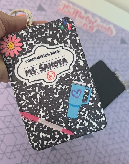 Our custom keychain lanyards double as compact wallets—yes, really! Each one comes with card slots on the back, perfect for holding your work ID or badge.