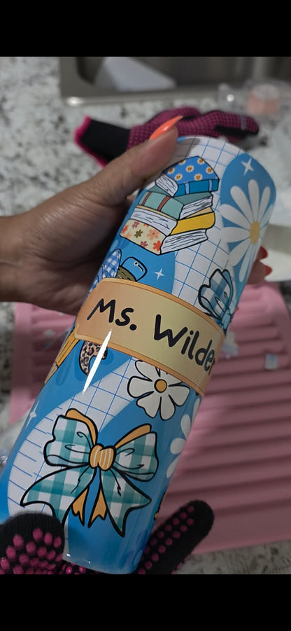 Teacher 20oz Skinny Tumbler